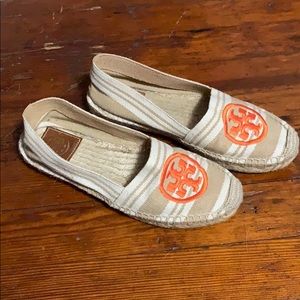 Tory Burch Espadrilles with Orange Detail